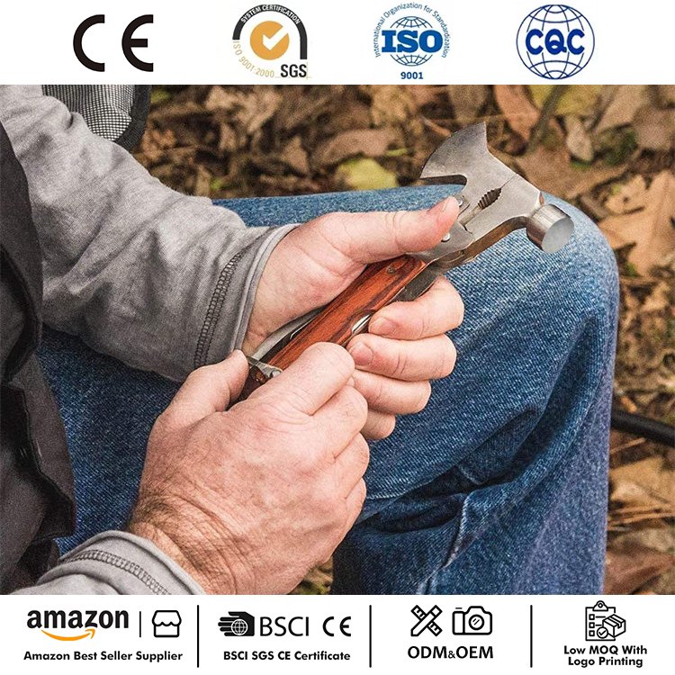 16 मा 1 Multitool Emergency Escape Ax Hammer