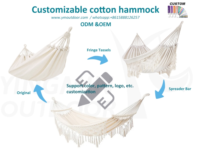 के ती अनुकूलन कपास hammocks हो?