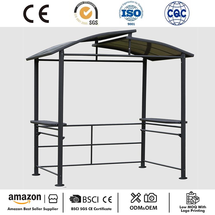 8' x 5' BBQ आँगन क्यानोपी हार्डटप Gazebo
