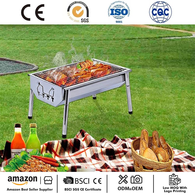 पोर्टेबल BBQ ग्रिल सानो क्याम्पिङ ग्रिल